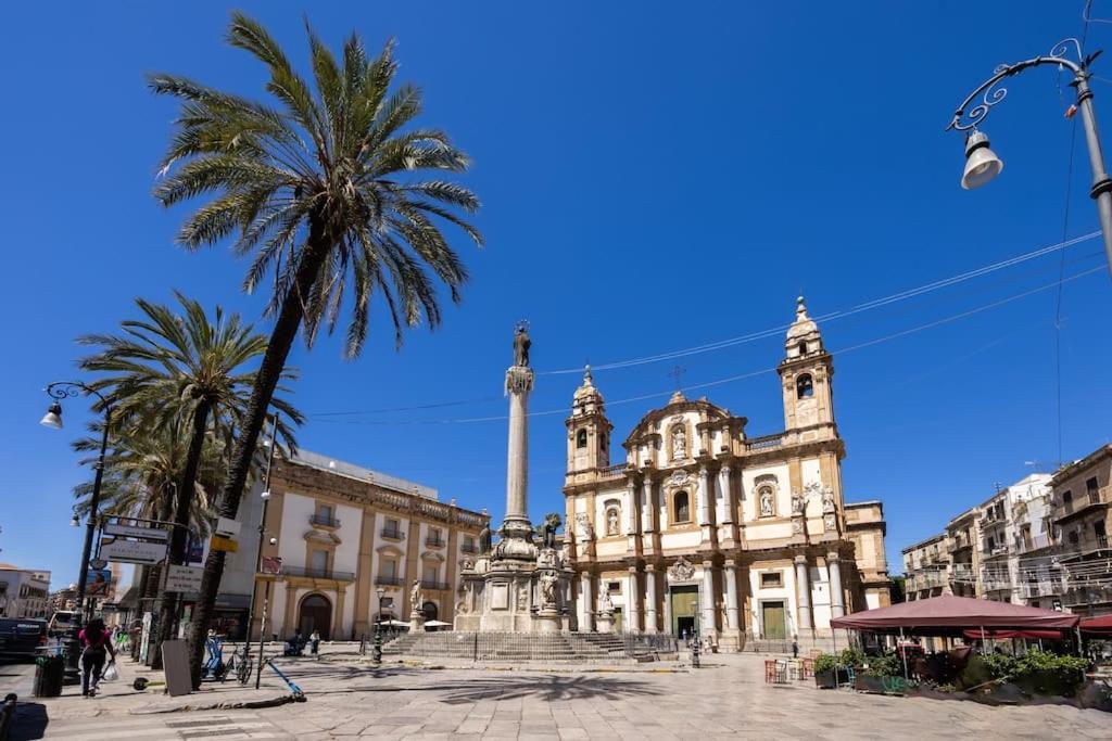 Apartamento Vista San Domenico Palermo Exterior foto